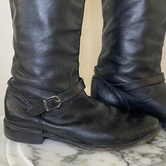 Frye Shirley Riding Boot Black Size 7 - Picture 6 of 12